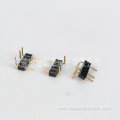 2.54 5P black single row circular pin connector